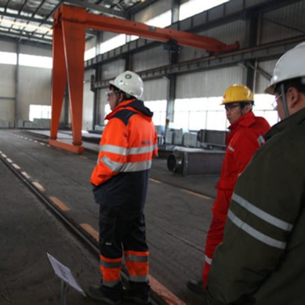 “YAMAL LNG”模块建设项目的总承包商来我厂参观