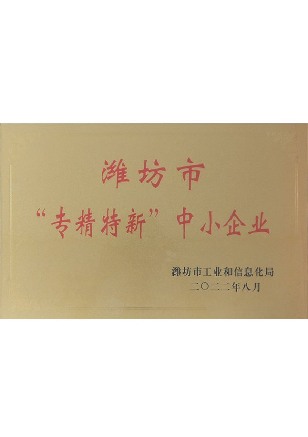 专业化、精细化和创新型行业