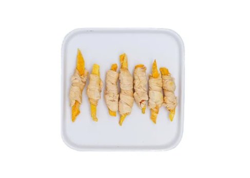 冻干鸡肉绕南瓜