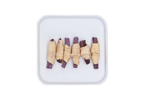 冻干鸡肉绕紫薯
