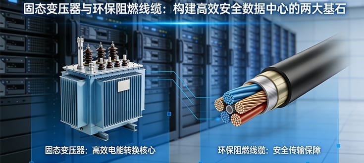 固态变压器与环保阻燃线缆：构建高效安全数据中心的两大基石
