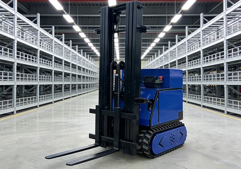 electric tracked material handler