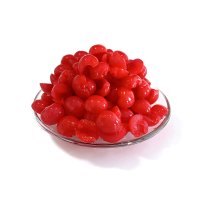 Bright Red Cherry Halves