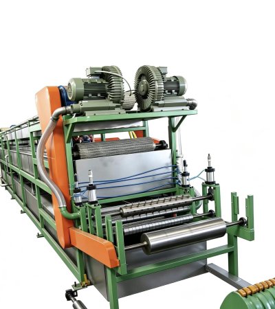 Tire tread cooling line