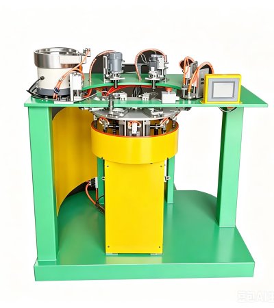 8-station Automatic inner tube inflating & valve core fixing machine