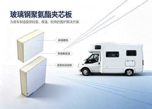  玻璃钢聚氨酯夹芯板 | 房车厢体专用复合材料