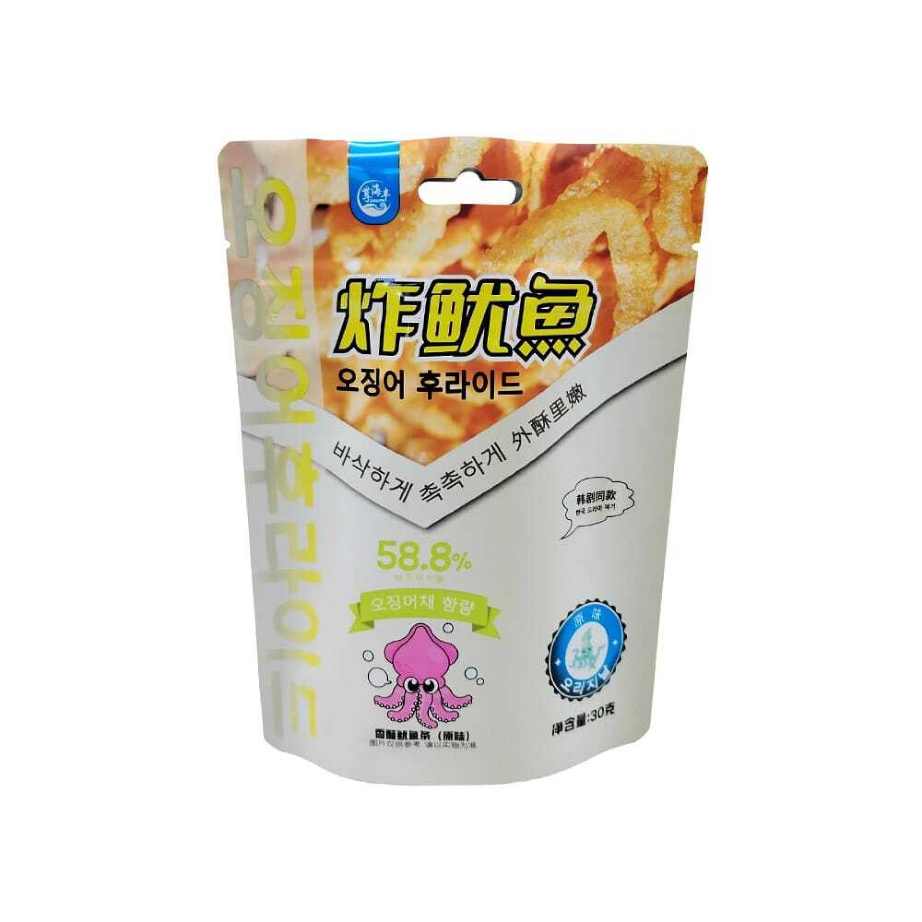 炸鱿鱼立式袋装