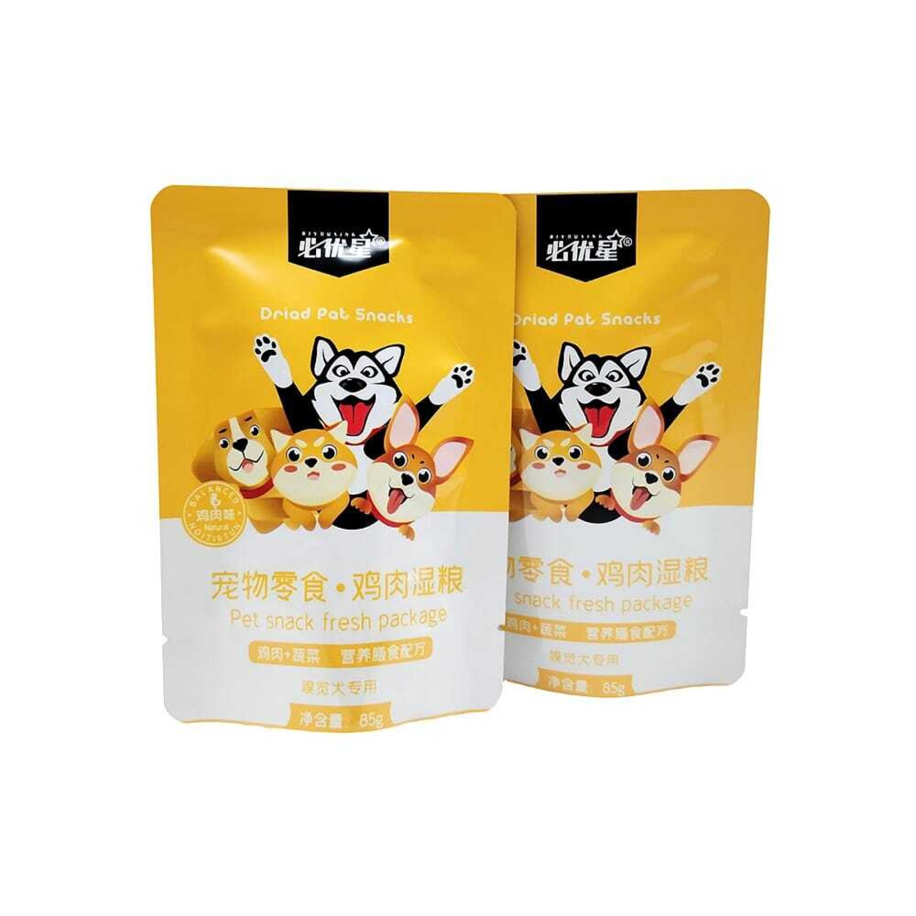 宠物零食立式包装袋