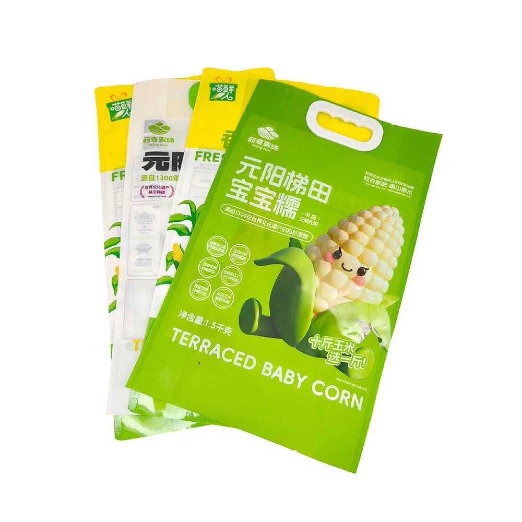 粘玉米手提袋