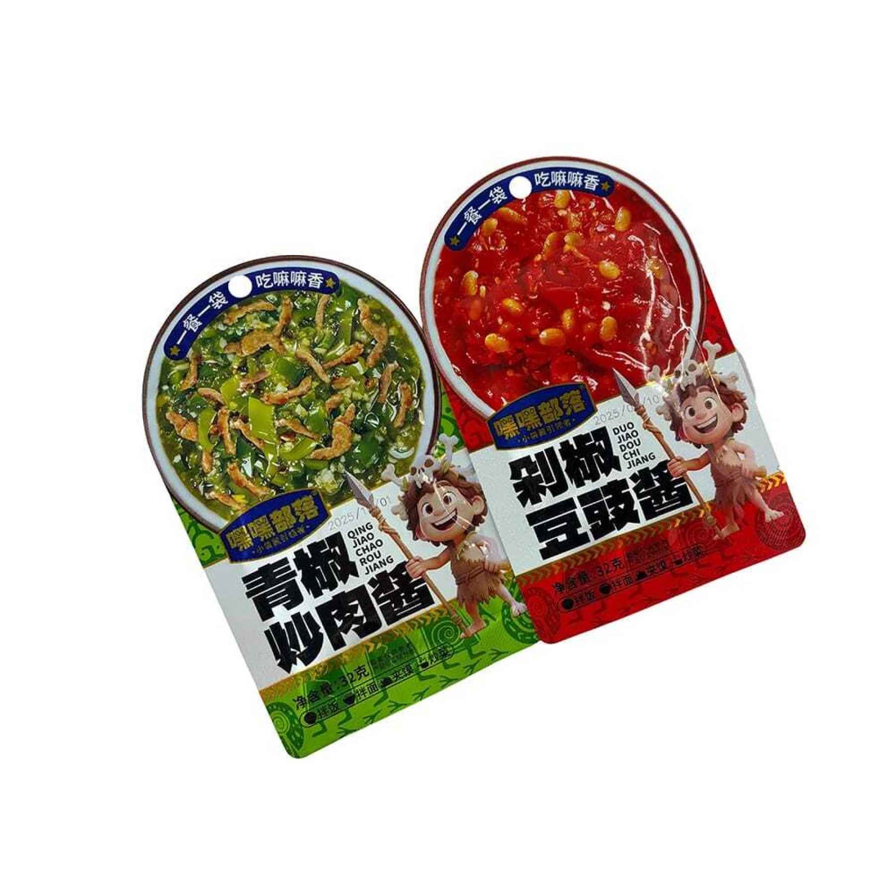 香菇牛肉剁椒酱蒸煮袋
