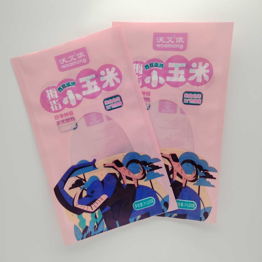 粉色款水果玉米包装袋