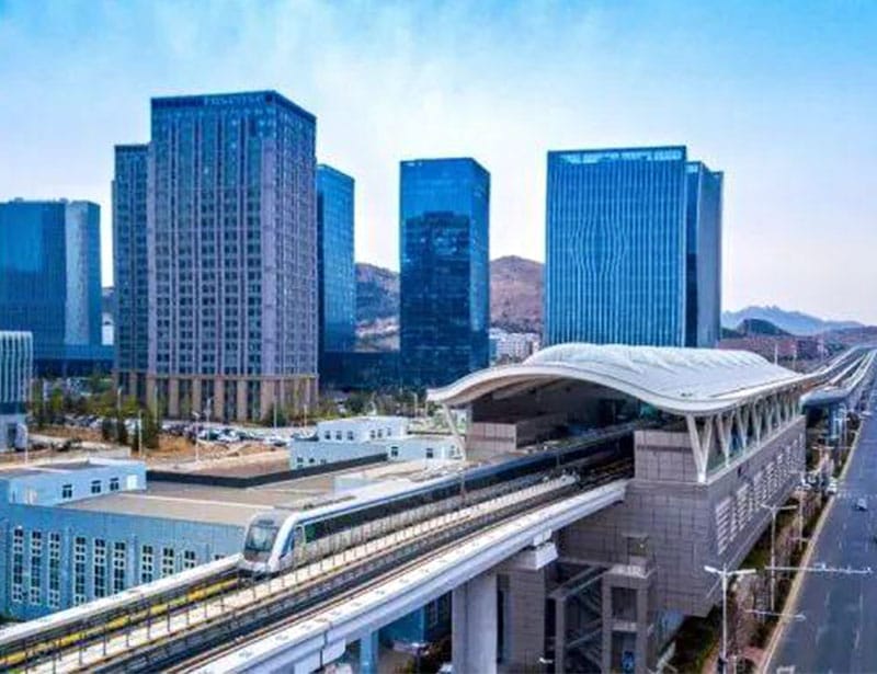 青岛蓝色硅谷城际铁路
