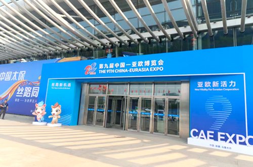 亮相第九届中国 — 亚欧博览会 常书铭省长莅临我司展位调研指导